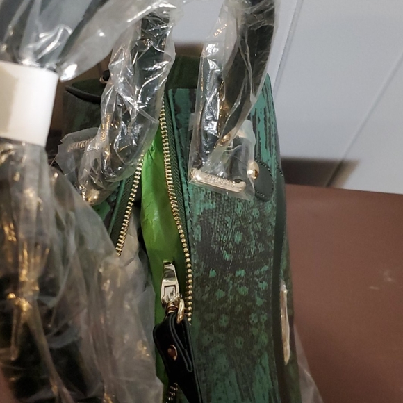 Original by Sharif 1827 Green handbag Needs Tlc - Picture 12 of 14